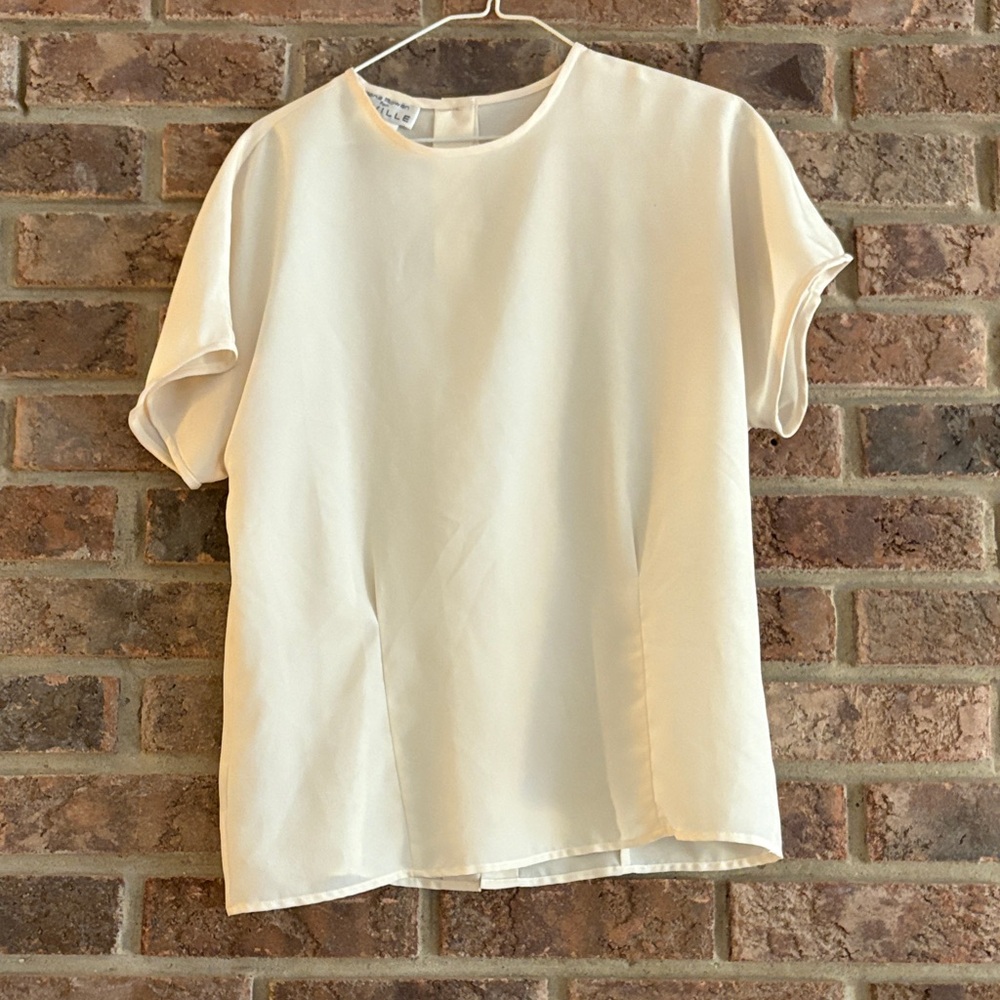 Elegant Cream Blouse